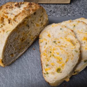Jalapeno Cheddar Sourdough Bread
