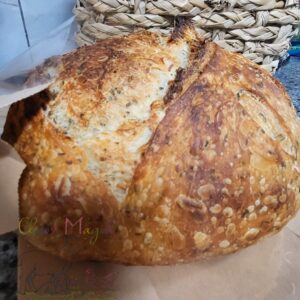 Italian Parmesan Sourdough Bread